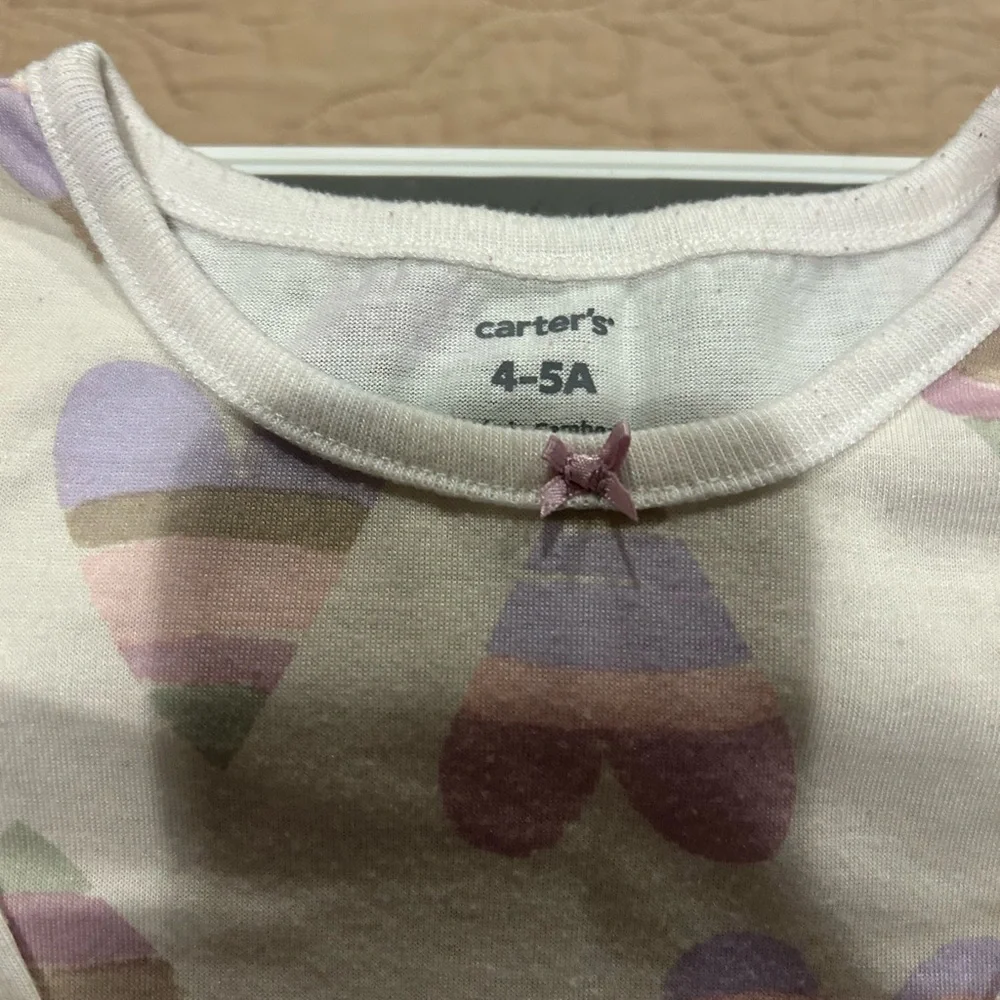Lot of 3 Carter's Long Sleeve Nightgowns